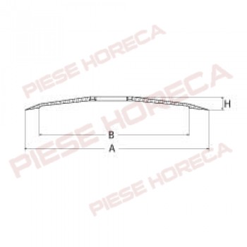 Cutit lama disc pentru feliator Horeca Select, RGV, Sirman cu diametrul de 195mm